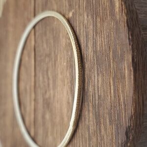 Champagne‎ gold tone bracelet bangle slider gift idea B631